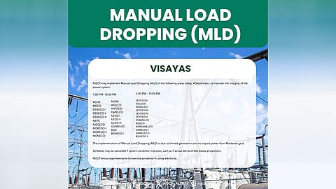 NGCP warns of rotational power outages across Visayas amid supply shortage