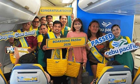 Cebu Pacific (CEB), the Philippines’ leading carrier, encouraged travelers to pack their hand carry items efficiently as it held a fun-filled “recognition ceremony” on September 4 for passengers who complied with the airline’s baggage rules, underscoring how packing smart and following baggage policies can help create a smoother and more enjoyable travel experience for every Juan.