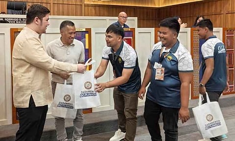 Officials from the Davao City Council welcome a legislative delegation from the Malungon Municipal Council of Sarangani during the 36th Regular Session of the 21st City Council at the Sangguniang Panlungsod Session Hall. Led by Malungon Councilors Erwin Asgapo and Jan Ken Escalada, the visiting municipal officials and staff observed the proceedings as part of a legislative benchmarking initiative. The study exchange focused on analyzing parliamentary rules, session management, and committee operations to strengthen local legislative processes and public service delivery back in Malungon.