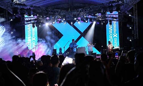 SILENT SANCTUARY LIVE. Silent Sanctuary performs before festival-goers during the Converge FiberX Kadayawan Sound Xperience 2026 at Freedom Park in Davao City on August 14, 2026, as live music took center stage in the company’s Kadayawan celebration.