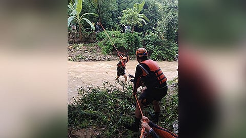 Bata’ng lalaki naanod sa sapa sa Budlaan 