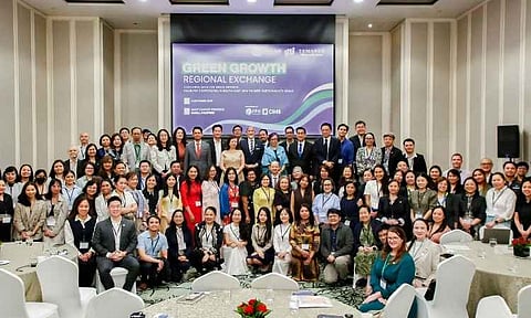 GREEN GROWTH EXCHANGE. Representatives of small businesses, corporations, government agencies, and development partners gather for the Green Growth Regional Exchange in Manila on Sept. 16, 2026. The forum focused on helping small and medium-sized enterprises adopt greener practices and build sustainable supply chains across Southeast Asia. 
