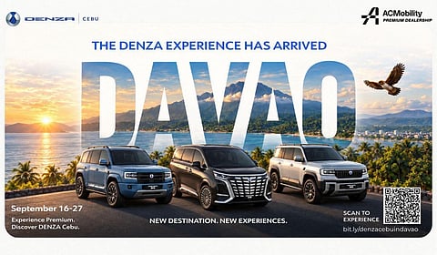 The DENZA Experience is coming to Davao