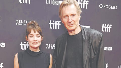 Liam Neeson sparks dating rumors with leading lady