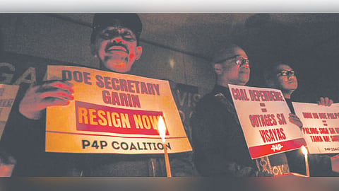 Groups seek Garin’s ouster, probe into power generators
