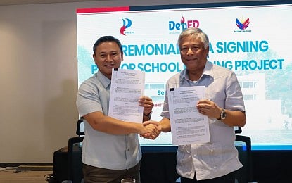 MODERNIZED SCHOOL BUILDINGS. The Department of Education (DepEd) partners with government agencies, local government units, and private entities to modernize public school infrastructure and expand digital connectivity nationwide. The DepEd on Thursday (Sept. 24, 2026) announced a partnership with the Philippine Amusement and Gaming Corporation and 38 local government units for the construction of three-story school buildings, each equipped with 12 classrooms. (Photo courtesy of DepEd)