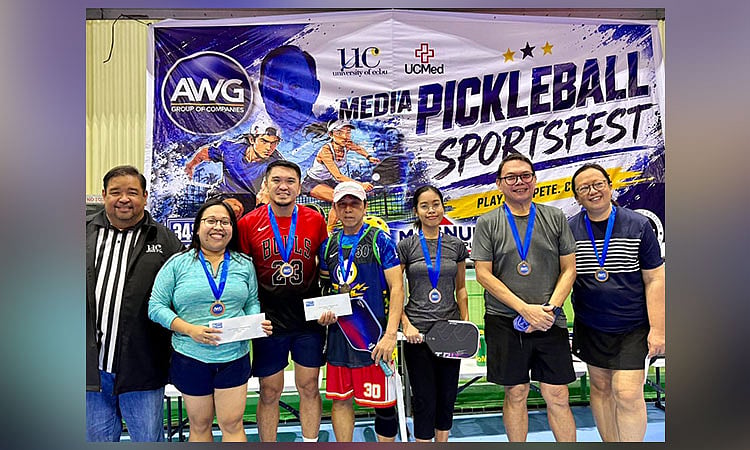 Cebu media smash, serve in first-ever Press Freedom Week pickleball tilt