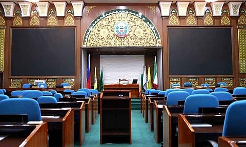 Bangsamoro Parliament Building at the Bangsamoro Government Center in Cotabato City.
