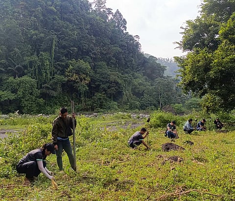 ZAMBOANGA. Officials and representatives of government agencies, local communities, and student, plant a total of 107 giant bamboo seedlings in Mahayag, Zamboanga del Sur and Siocon, Zamboanga del Norte last week, marking the observance of the 2026 Philippine Bamboo Month. 