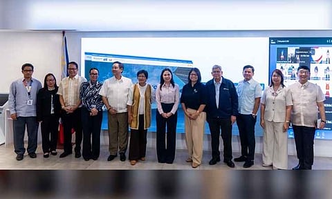 DIGITAL BUSINESS SUPPORT: Department of Trade and Industry officials and partners pose during the launch of the Negosyo Center Online Portal 2.0 on Sept. 28, 2026, at the DTI National Capital Region Office in Makati City. The enhanced portal brings business registration assistance, advisory services, learning resources and virtual mentoring closer to Filipino entrepreneurs.