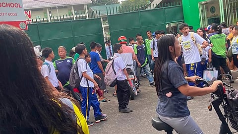 Bomb threat empties school
