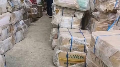 P112.6-M undocumented cigarettes seized in Zamboanga City