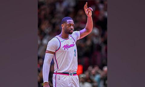 Dwyane Wade  / MIAMI HEAT FACEBOOK PAGE