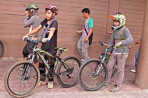 BAGUIO. Bike enthusiasts are set to benefit in the proposed Bicycle Festival being mulled in La Trinidad to ease traffic and promote the use non-motorized vehicles like bicycle as a means of transportation. (Milo Brioso)