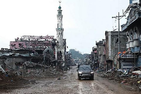 Marawi City after the armed conflict.