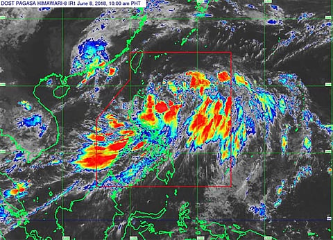 Satellite image from Pagasa