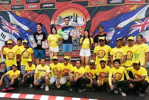BACOLOD. Swedish Alexander Hagber (center) wins the Modified Touring of the Asian Onroad Championship Round 2. (Contributed Photo)