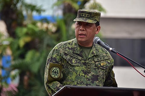 Eastmincom commander Lieutenant General Benjamin Madrigal. (Macky Lim)