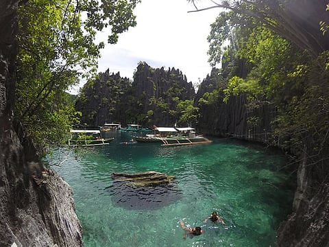 The first lagoon serves as the docking area for boats. (Contributed photo)