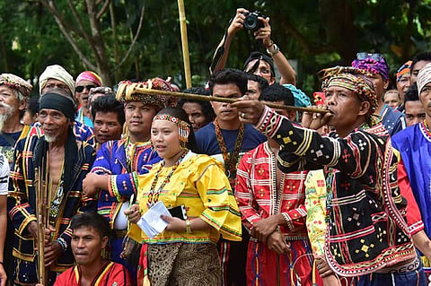 DAVAO. An Obu Manovu tribe player competes in solopot and eventually wins the event. (Macky Lim)