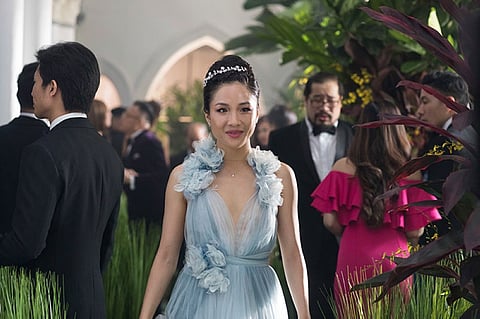 This image released by Warner Bros. Entertainment shows Constance Wu in a scene from the film "Crazy Rich Asians." (Warner Bros. Entertainment via AP)