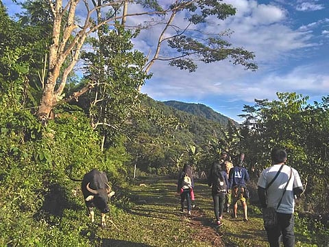 DAVAO. Start of the trail. (Contributed Photo)