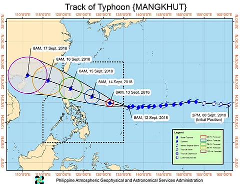 CEBU.Police Regional Office-Central Visayas Director Debol Sinas declared red alert in Wednesday, September 12, as Typhoon Mangkhut enters PAR. (PAG-ASA)