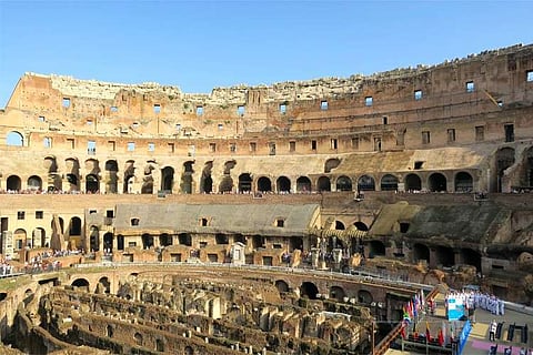 During The Roman Times, women were considered second-class citizens. They sat at the cheapest seats, located at the top of the Colosseum. (Photo /Crystal Neri)
