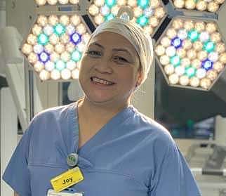 LONDON. Joy Ongcachuy in her scrub uniform. Ongcachuy led her team at the Royal London in caring for a deluge of injured people during the 2017 London Bridge terrorist attacks. (Contributed Photo)