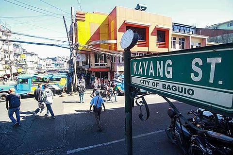 BAGUIO. The sought after night market will soon be transferred to Kayang Street in a bid to free the already congested Harrison Road. (Jean Nicole Cortes)