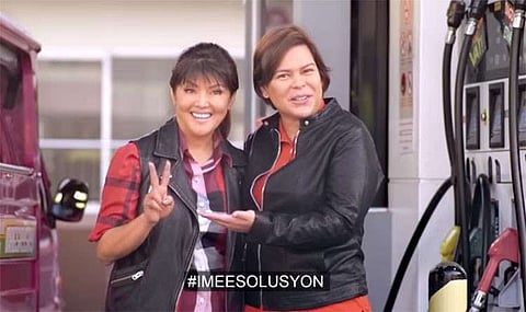 Screenshot from Imee Marcos's campaign ad