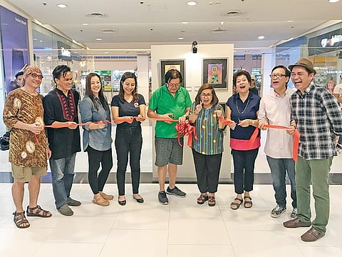DAVAO. A relaxed and joy-filled exhibition opening (Photo by Jinggoy I. Salvador)