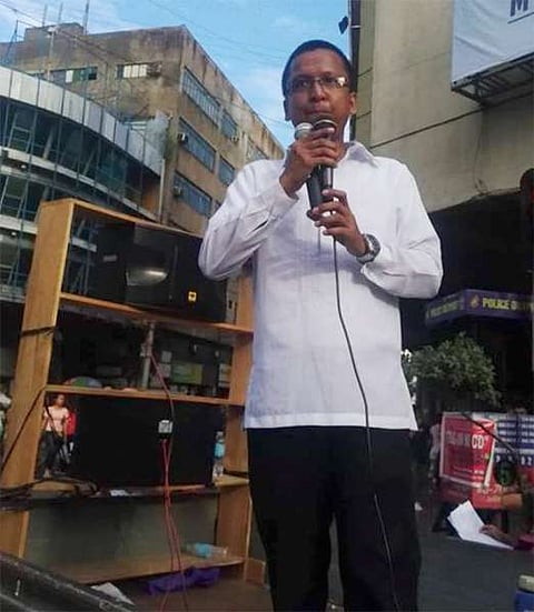 CEBU. Atty. Vincent Isles, lawyer of the 17-year-old suspect in the murder of Christine Lee Silawan. (SunStar File)