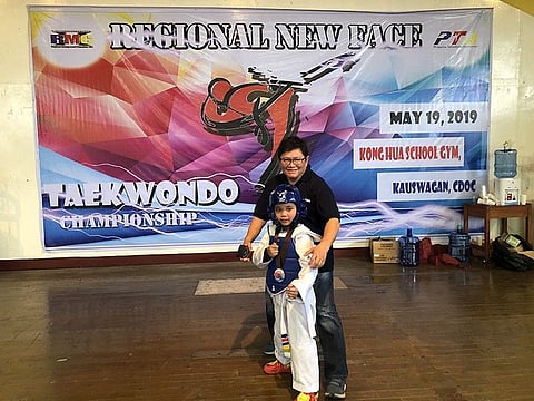 Master Marilou Go, 5th dan blackbelt, event chairman, and H taekwondo central gym instructor. (Hannah Wabe)