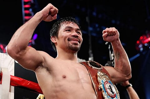 Manny "Pacman" Pacquiao. (File photo)