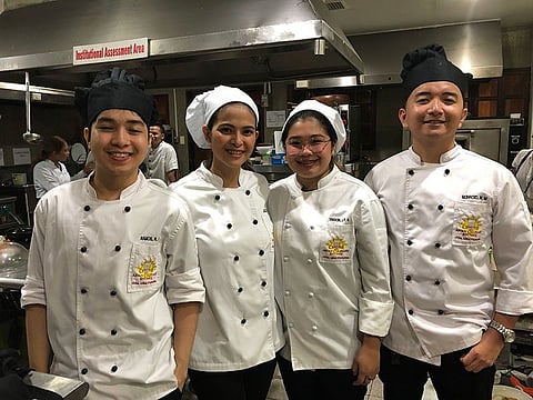 DAVAO. Silk Road. Krisna Pia Valdez, Mauriel Monroid, Julie Yanson, and Richard Emmanuel Ramos prepared a meal that highlights the flavors of Central Asia and Eastern Europe. (Photo by Reuel John F. Lumawag)