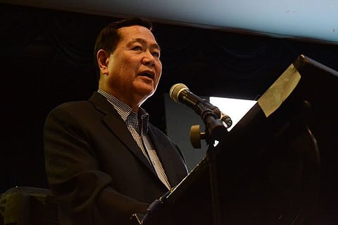 25F-RGL2 - Senior Associate Justice Antonio Carpio having his speaking engagement at the Ateneo de Davao University (Addu) on Friday, August 23. Photo by Ralph Lawrence G. Llemit