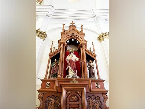 ILOILO. Altar holding the image of St. Joseph. (Photo by Jinggoy I. Salvador)