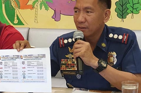 PAMPANGA. Police Colonel Joyce Patrick Sangalang, OIC of the Angeles City Police Office briefs members of the Pampanga Press Club on the security measures and traffic scheme to be implemented by the police during the two-day Tigtigan Terakan king Dalan (TTKD 2019) in Balibago on October 25 and 26. Taken during Tuesday's PPC News at Hues, Park Inn Hotel, SM City Clark. (Chris Navarro)