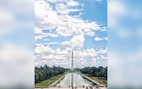 WASHINGTON MONUMENT. Most recognizable, yet mysterious symbol of the nation. (Photo by Kate Tiffany Yu)