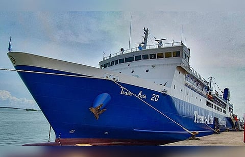 NEW INVESTMENT. Trans-Asia 20 is a brand-new roll-on roll-off ship made in Japan. It will serve the Cebu-Cagayan de Oro route. (SunStar photo/Arni Aclao)