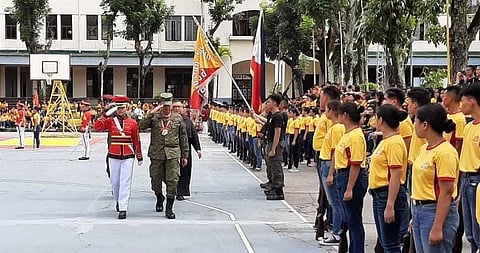 Colonel Inocencio Pasaporte, 303rd Infantry Brigade Commander, is THE guest of honor and speaker for the Reserve Officer Training Corps (ROTC) Presentation of Sponsors and Recognition of Parents AY 2019-2020 and Donning of Ranks of Reserve Officer of CSA-B held at CSA-B Campus on Saturday, March 7.