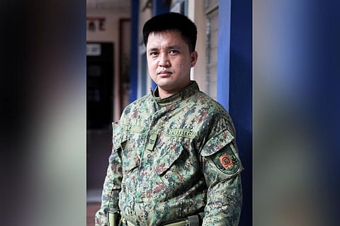 BAGUIO. After passing the 2019 Bar Exams, Staff Sergeant June Diwag is looking forward to more challenges in his profession. (Photo by Jean Nicole Cortes)