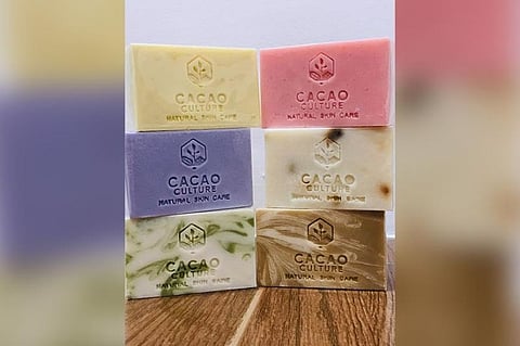 DAVAO. Cacao soaps are the new addition to Cacao Culture's product line. (Photo from Kenneth Reyes-Lao)