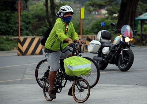 ADVOCATE. Cyclist Joebel Gurang of Daily Cycle Movement. Photo by Lauren Alimondo