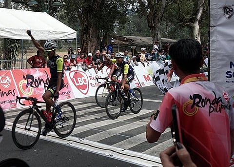 ALL AROUND TRANSPO. In this February 2020 photo, Ronda Pilipinas participants check in at the finish line in Burnham Park.  Either for sports or for enthusiasts, bike has become an essential during the Covid -19 pandemic due to lack of mass transportation. Photo by Roderick Osis  