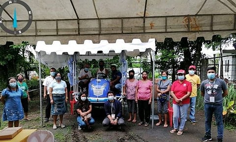 BAGO. Members of Newton-Camingawan-Para Farmers Association in Bago City, Negros Occidental receive farm machinery from Department of Agriculture – Western Visayas recently. (Contributed Photo)