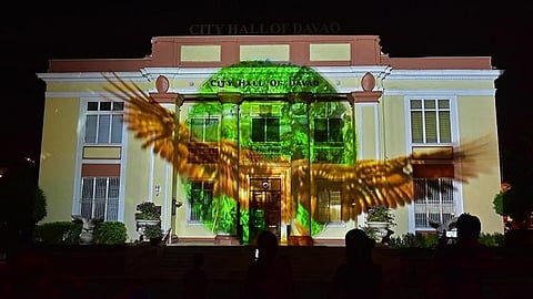 3D Mapping display at Davao City Hall.