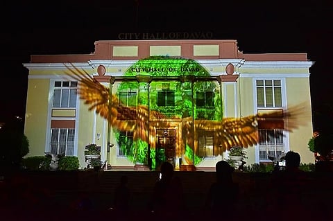3D Mapping display at Davao City Hall.
