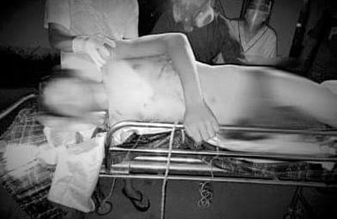 LA LIBERTAD. A rebel dies in an encounter with the army in La Libertad, Negros Oriental Monday, March 15, 2021. (Contributed photo)